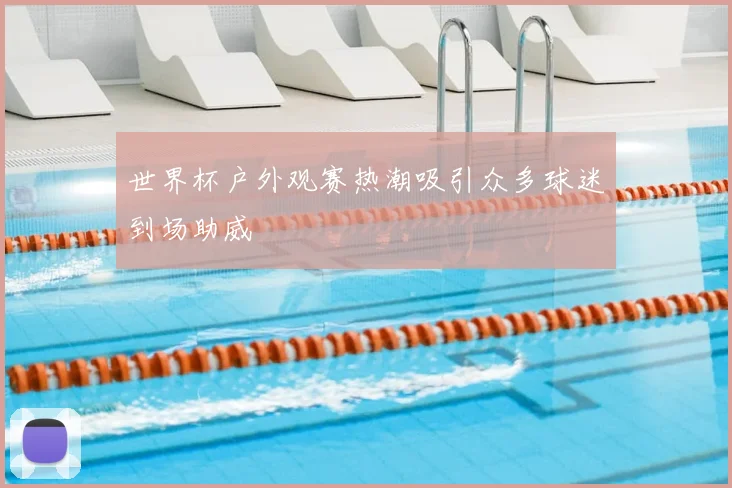 世界杯户外观赛热潮吸引众多球迷到场助威