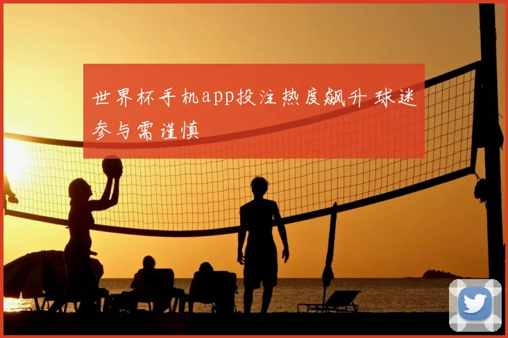 世界杯手机app投注热度飙升 球迷参与需谨慎
